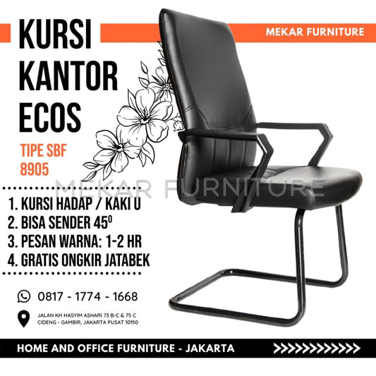 Kursi Kantor Kursi Kerja Kursi Tamu Hadap ECOS SBF 8905 - Mekar Furniture