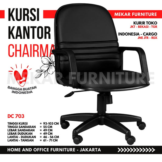Kursi Kantor Kursi Kerja Kursi Staff Chairman DC 703 - Mekar Furniture