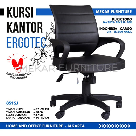 Kursi Kantor Kursi Kerja ERGOTEC 851 SJ - Mekar Furniture