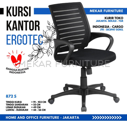 Kursi Kantor Kursi Kerja ERGOTEC 872 S - Mekar Furniture