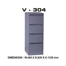 Filling Cabinet Kantor VIP V 304 - Mekar Furniture