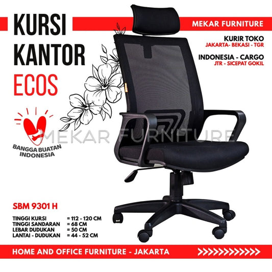 Kursi Kantor Kursi Kerja ECOS SBM 9301 H - Mekar Furniture