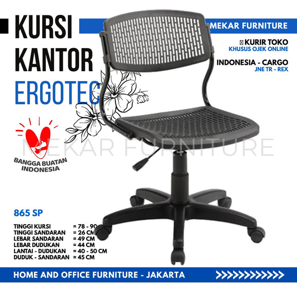 Kursi Kantor Ergotec 865 SP - Mekar Furniture