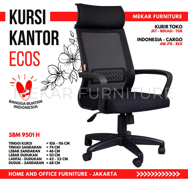 Kursi Kantor ECOS SBM 9501 H - Mekar Furniture