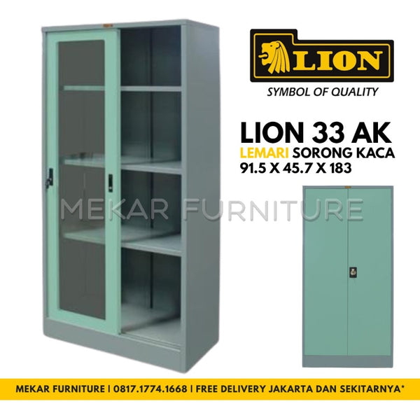 Lemari Arsip Kantor Lion 33 AK - Mekar Furniture