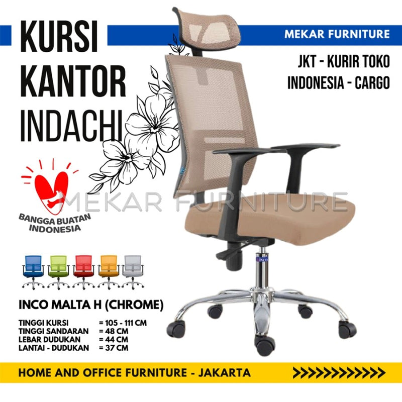 Kursi Kantor INCO by INDACHI Malta HCR - Mekar Furniture